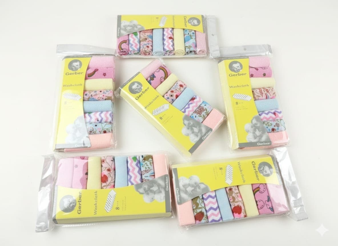 8 Pc Baby Rumal Set